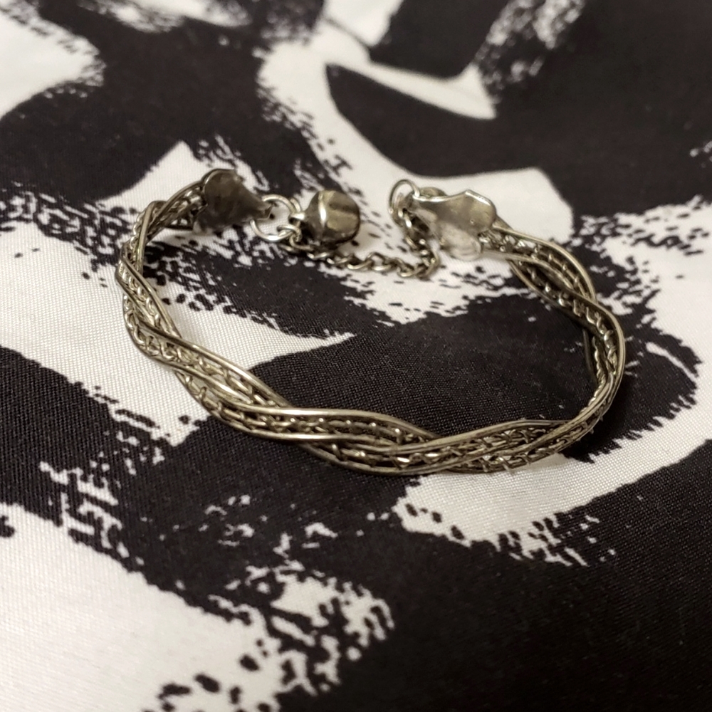 Silver Bracelet with 2 bells